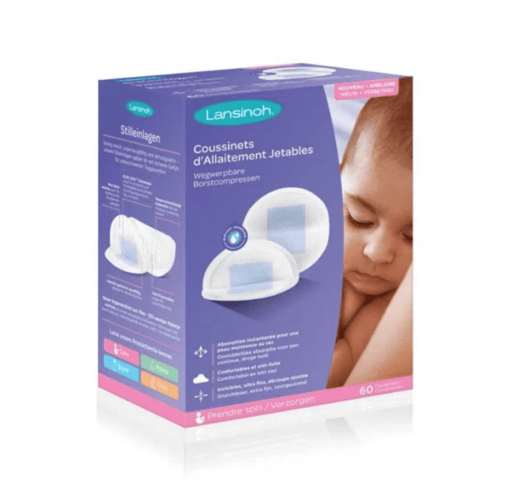 Babylab-Lansinoh-coussinet d'allaitement jetable x60
