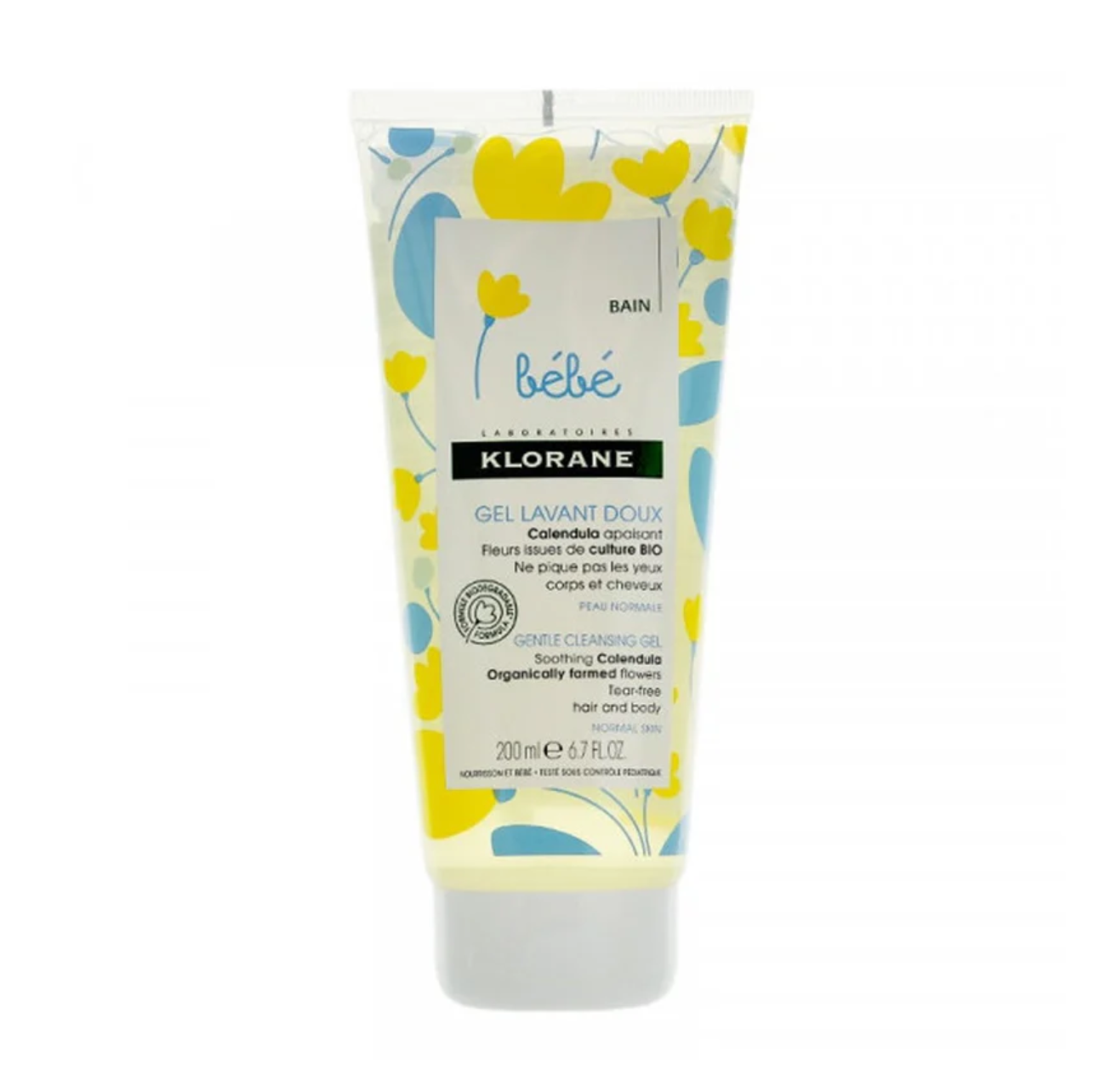 Babylab-klorane-gel lavant doux 200ml