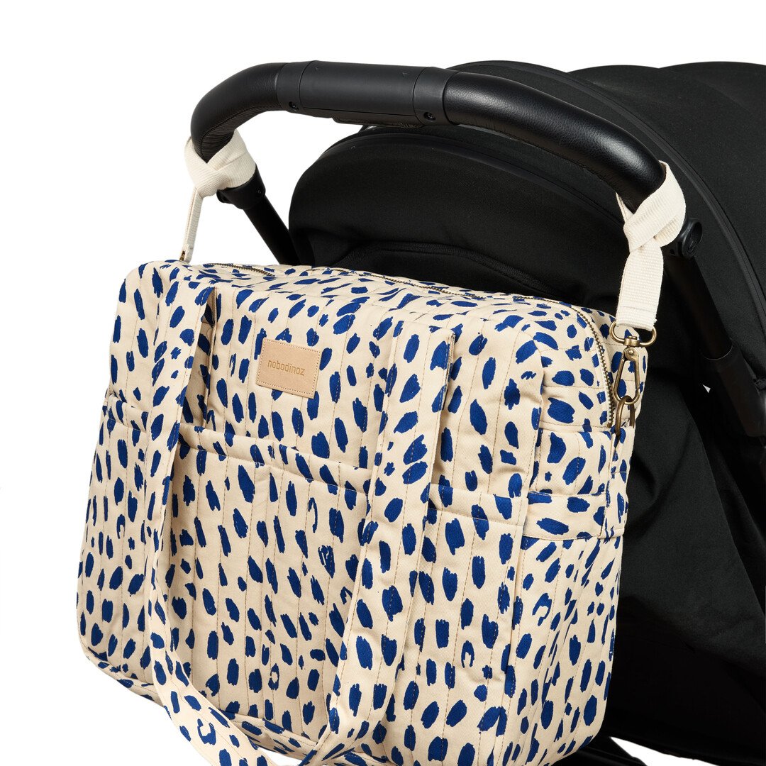 Babylab-Hyde-park-waterproof-stroller-bag-leonie-blue-nobodinoz-6-8435574937674