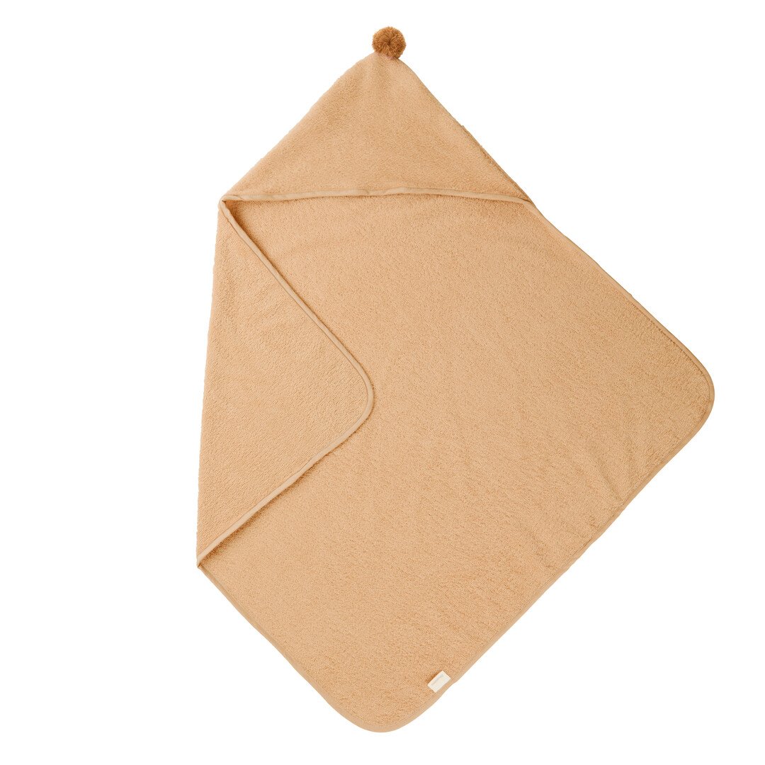 Babylab-So-cute-baby-bath-cape-camel-nobodinoz-2-8435574937704