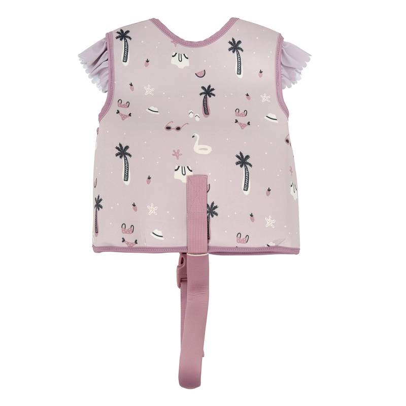 BABYLAB-BIMBIDREAMS-GILET FLOTTANT ROSE1