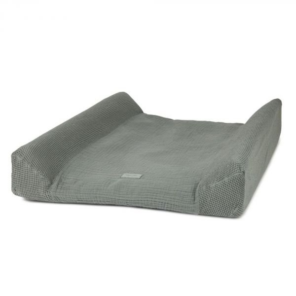 babylab-nobodinoz-housse matelas à langer azure