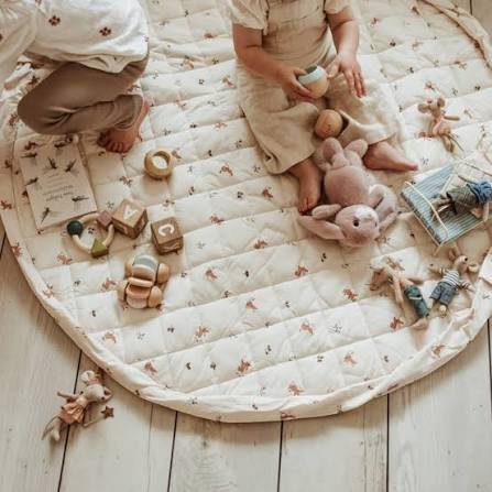 babylab-play and go-tapis de jeu 2 en 1 lapin