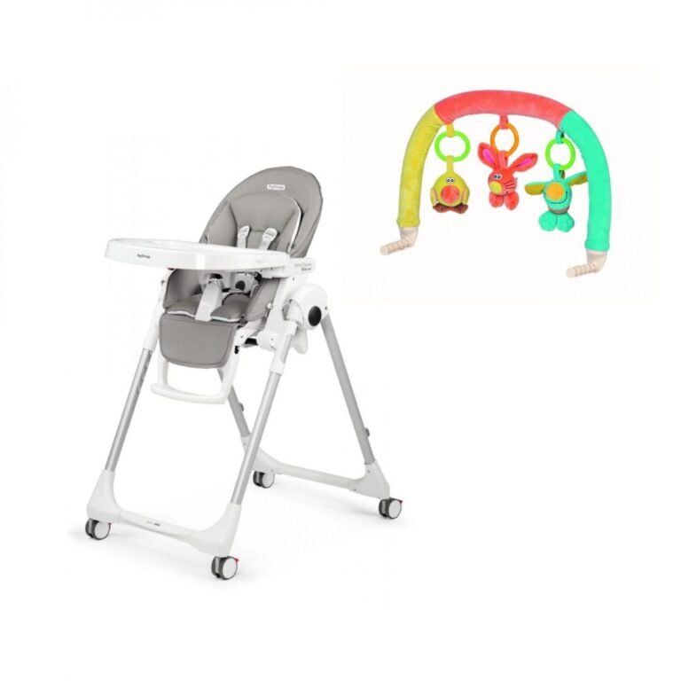 babylab-pegperego-chaise haute ice avec arche